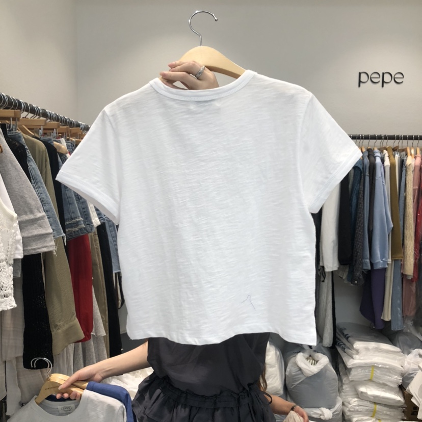 ALMOND PEPE韓國直郵女裝新品推薦人氣26春夏休閑職業T恤ALMOND PEPET恤