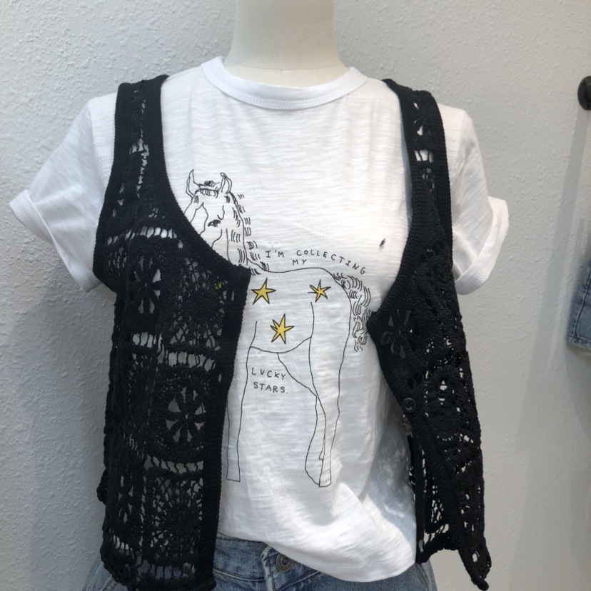 ALMOND PEPE東大門實拍女裝新品人氣馬甲不含內搭鉤針編織ALMOND PEPE馬甲圖色2