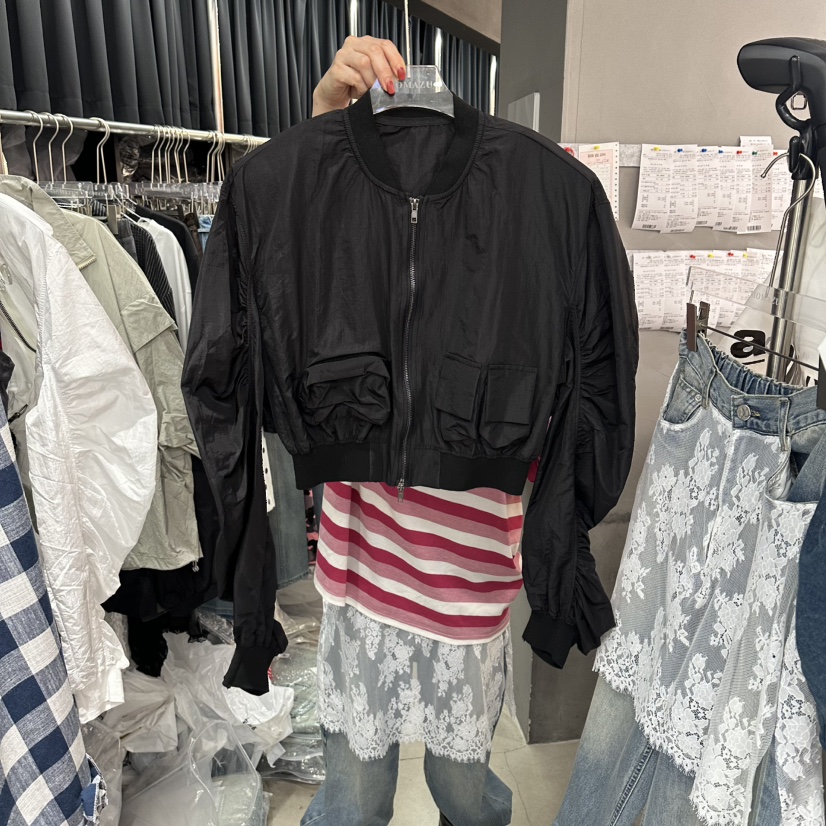 MOMAZU韓國東大門直郵女士新品休閑時尚職業26春夏推薦夾克MOMAZU夾克圖色2