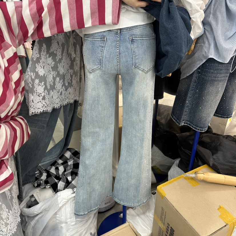 MOMAZU東大門代購女裝新品熱賣休閑推薦時尚人氣真品牛仔褲MOMAZU牛仔褲