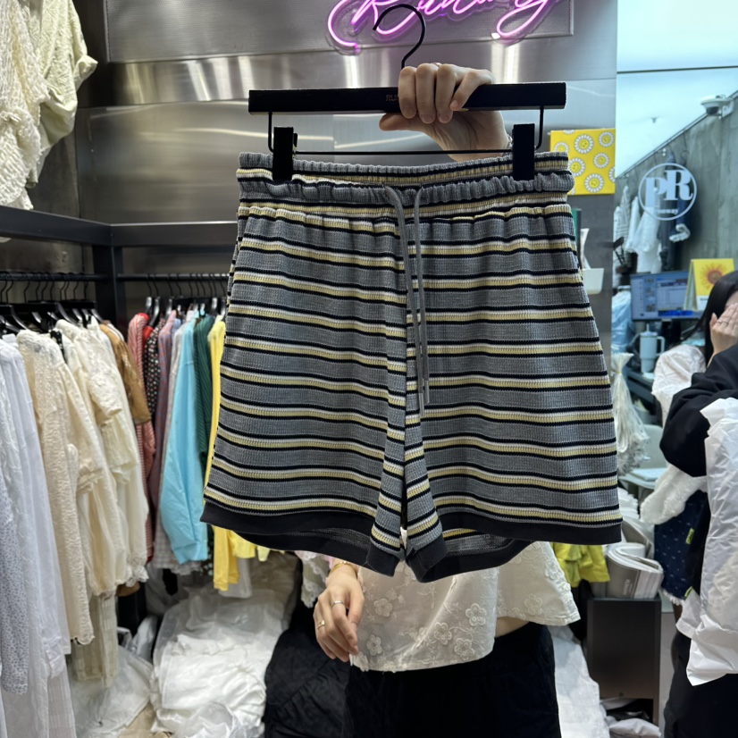 RUNWAY-런웨이韓國直郵實拍女裝新品休閑熱賣時尚26春夏短褲RUNWAY短褲圖色2