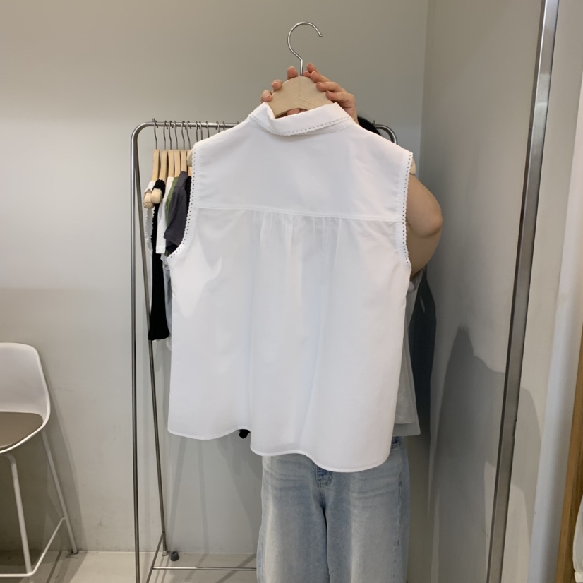 OUTRENE韓國東大門代購女士新品熱賣26春夏時尚襯衫蕾絲衫OUTRENE襯衫/蕾絲衫