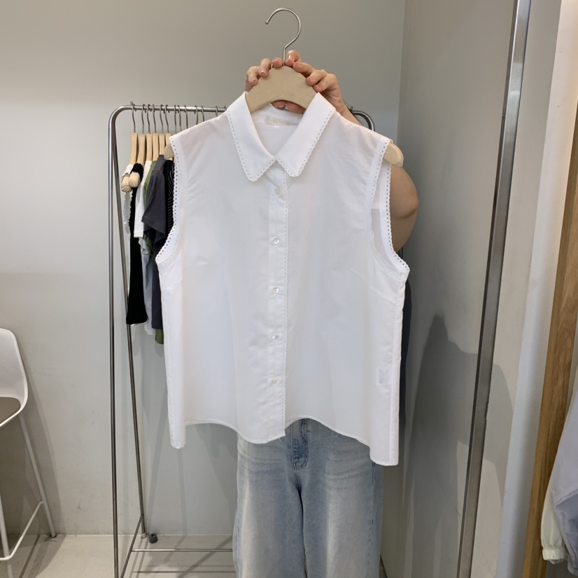 OUTRENE韓國東大門代購女士新品熱賣26春夏時尚襯衫蕾絲衫OUTRENE襯衫/蕾絲衫圖色1