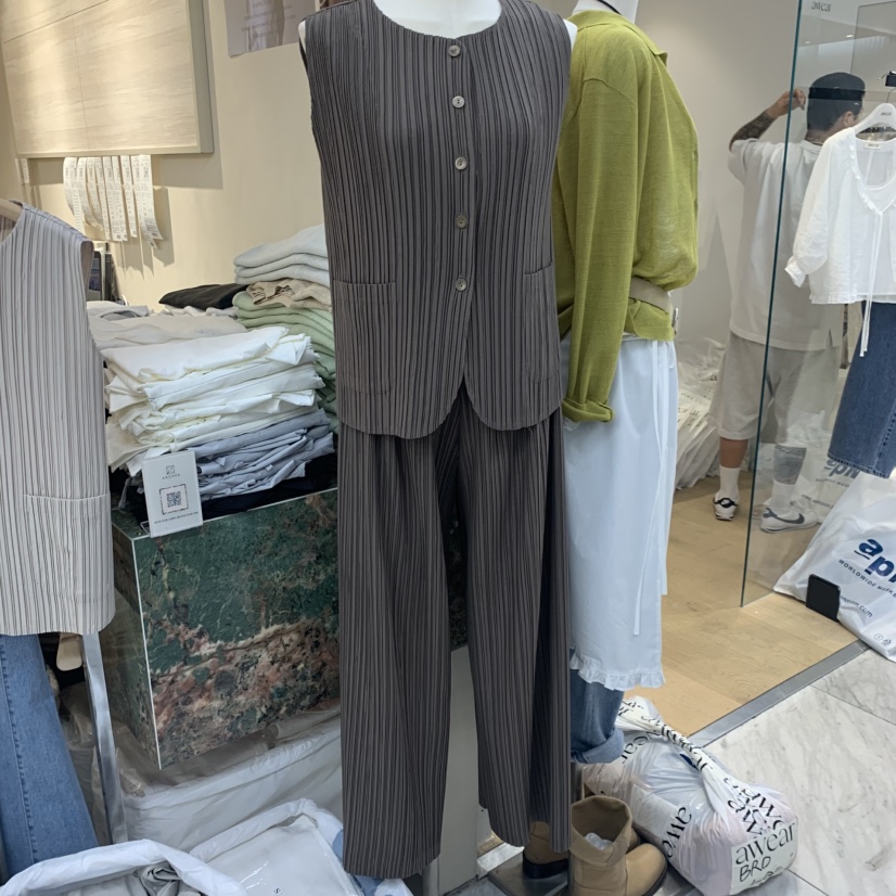 ARCHER韓國代購女裝新款推薦熱賣時尚26春夏套裝套裝褶皺ARCHER套裝