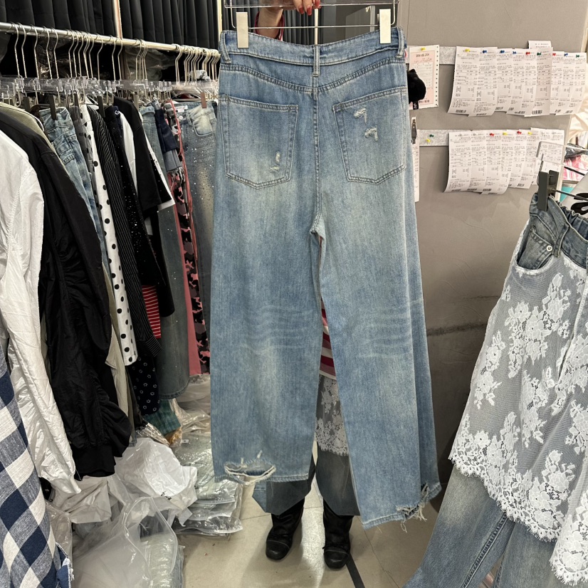 MOMAZU韓國直郵女士新款推薦職業休閑熱賣26春夏人氣牛仔褲MOMAZU牛仔褲