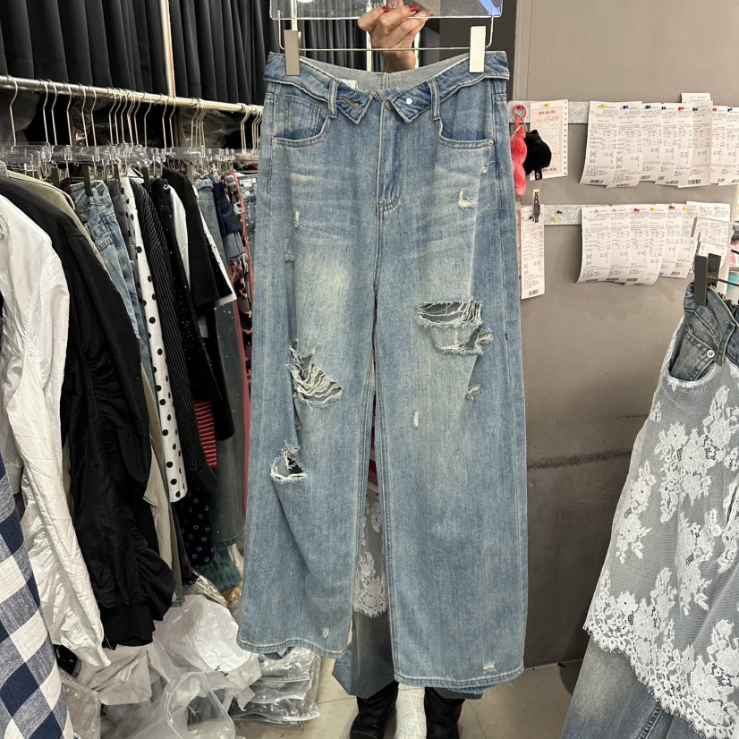 MOMAZU韓國直郵女士新款推薦職業休閑熱賣26春夏人氣牛仔褲MOMAZU牛仔褲圖色1