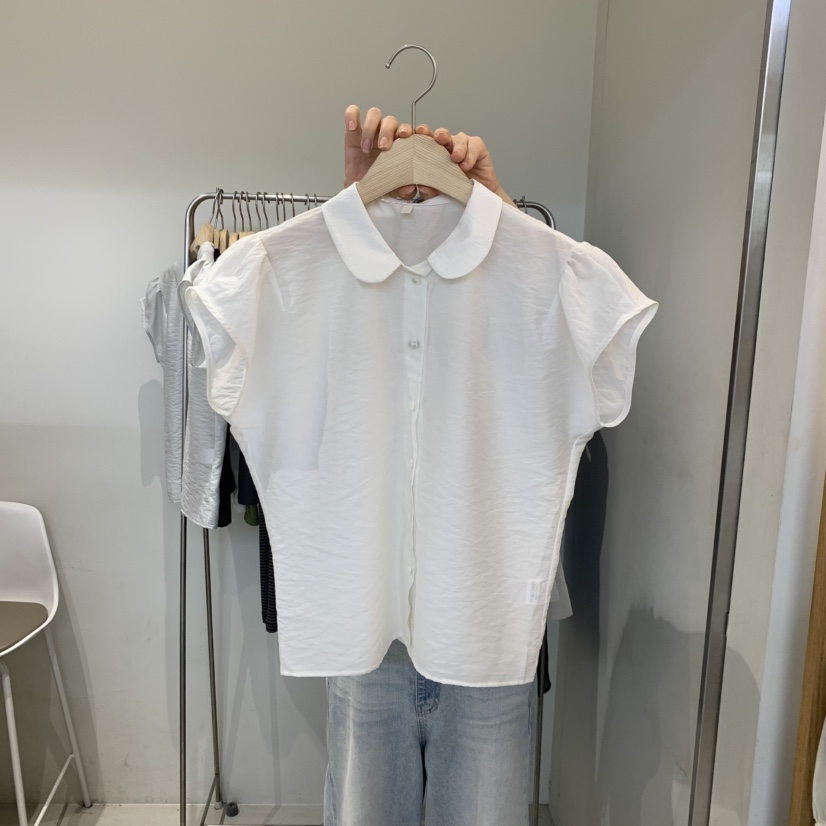 OUTRENE東大門直郵女士新品真品26春夏熱賣人氣襯衫蕾絲衫OUTRENE襯衫/蕾絲衫圖色1