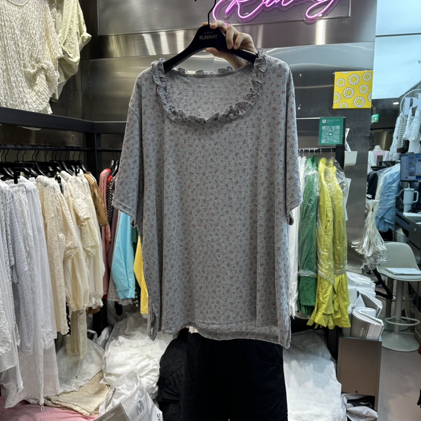 RUNWAY-런웨이東大門直郵女裝新款推薦時尚真品職業26春夏T恤RUNWAYT恤圖色2