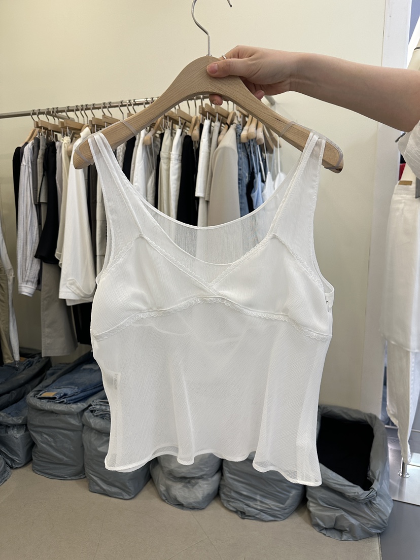 MONDAYMORING韓國直郵實拍女裝新品26春夏熱賣職業吊帶背心MONDAYMORING吊帶/背心圖色1