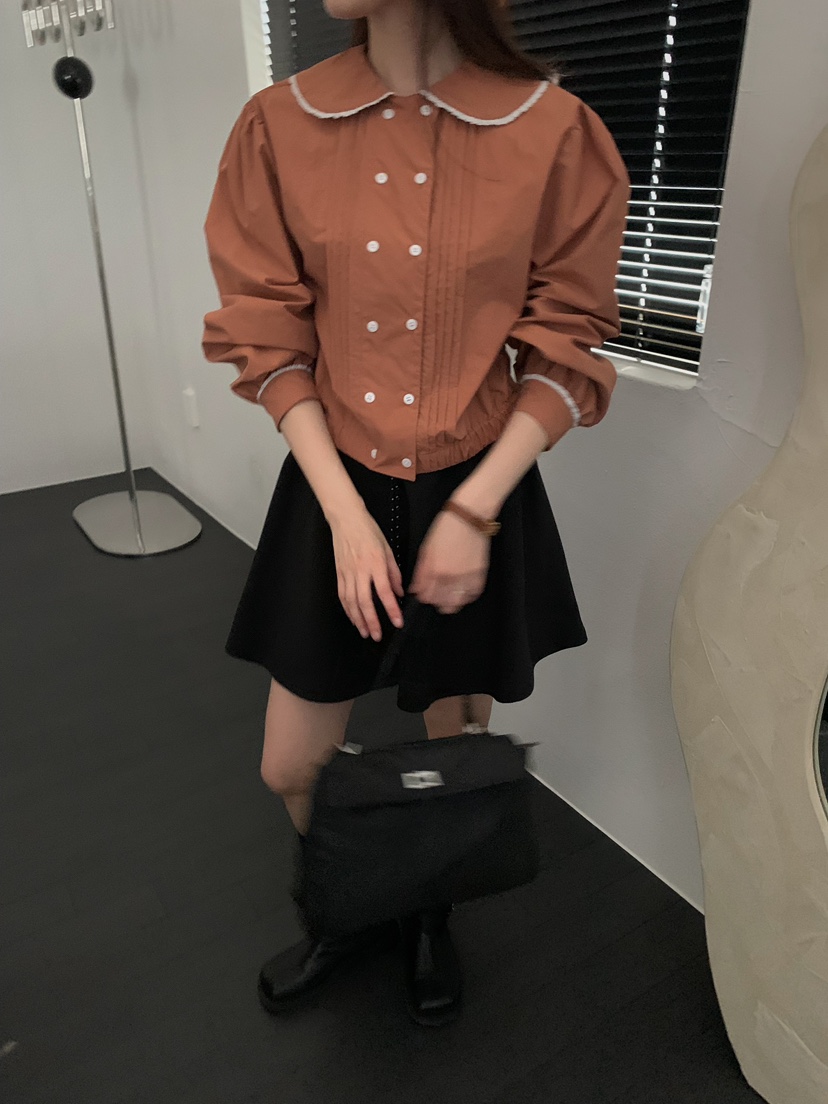 CAMEL-P韓國代購女士新品熱賣襯衫蕾絲衫Came_l 家襯衫/蕾絲衫