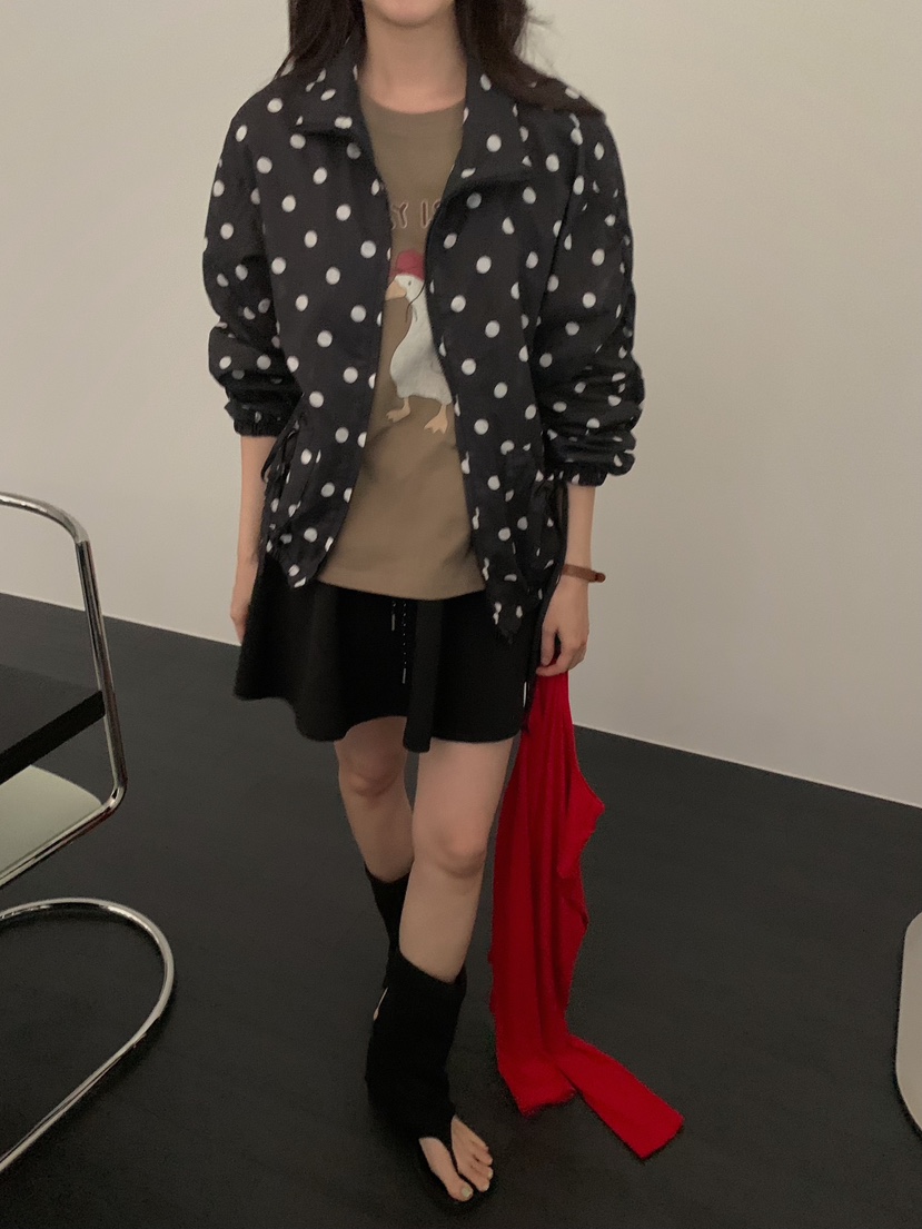 CAMEL-P韓國代購女裝新款人氣夾克褶皺Came_l 家夾克