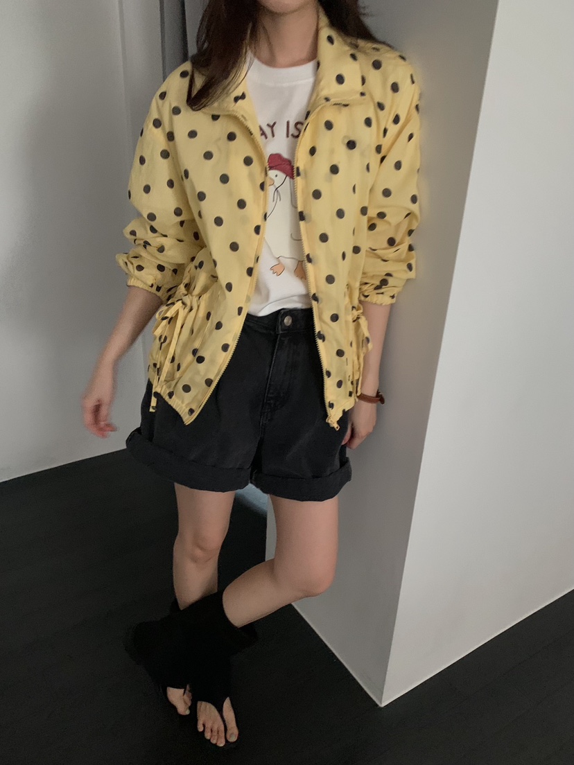 CAMEL-P韓國代購女裝新款人氣夾克褶皺Came_l 家夾克