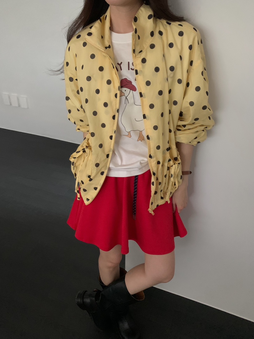 CAMEL-P韓國代購女裝新款人氣夾克褶皺Came_l 家夾克