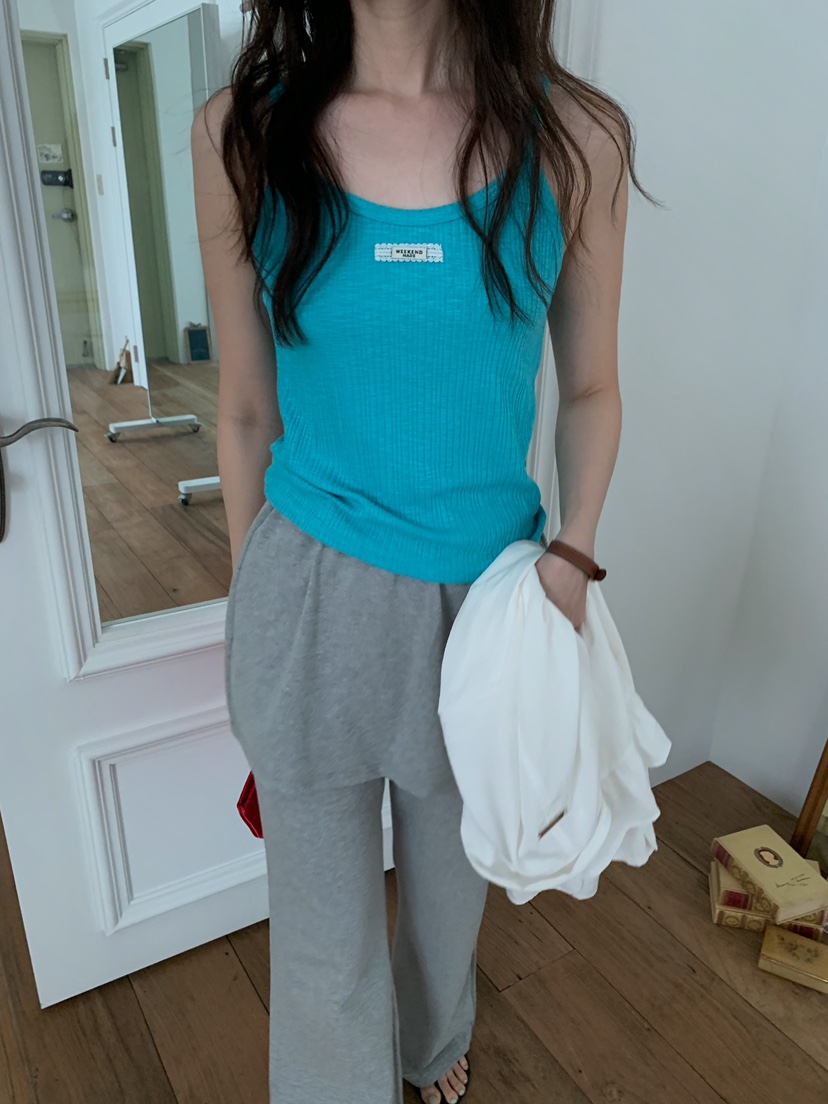 CAMEL-P韓國代購女裝新款休閑吊帶背心多層羅紋Came_l 家吊帶/背心