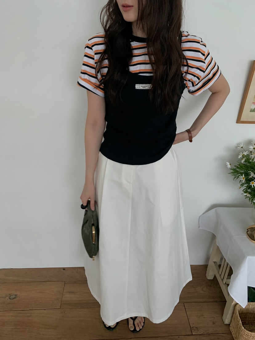 CAMEL-P韓國代購女裝新款休閑吊帶背心多層羅紋Came_l 家吊帶/背心