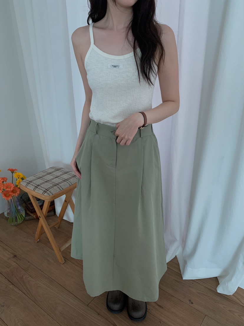 CAMEL-P韓國代購女裝新款休閑吊帶背心多層羅紋Came_l 家吊帶/背心