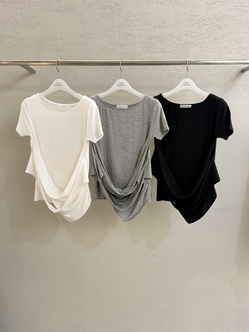 PLAYBUTTON-P韓國直郵女裝新款休閑人氣熱賣推薦時尚T恤PLAYBUTTONT恤