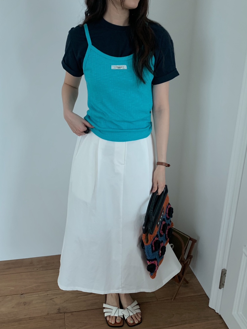 CAMEL-P韓國直郵實拍女裝新款熱賣長裙棉Came_l 家長裙