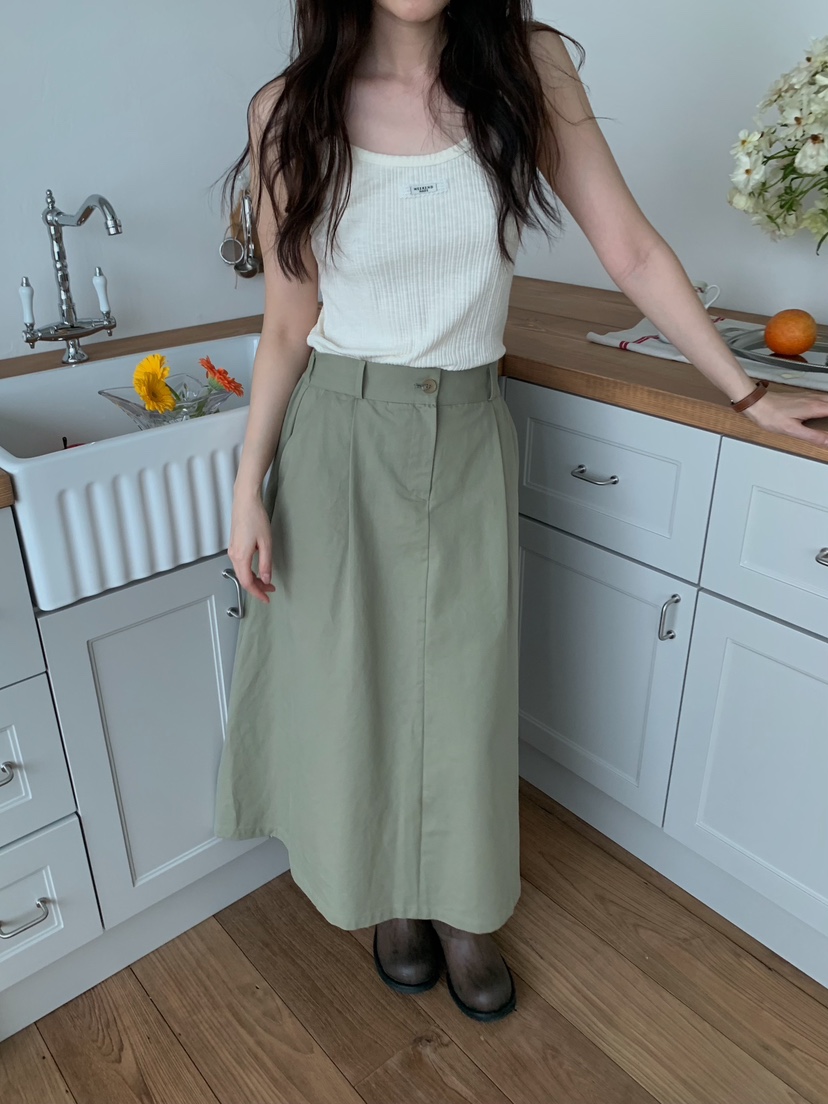 CAMEL-P韓國直郵實拍女裝新款熱賣長裙棉Came_l 家長裙