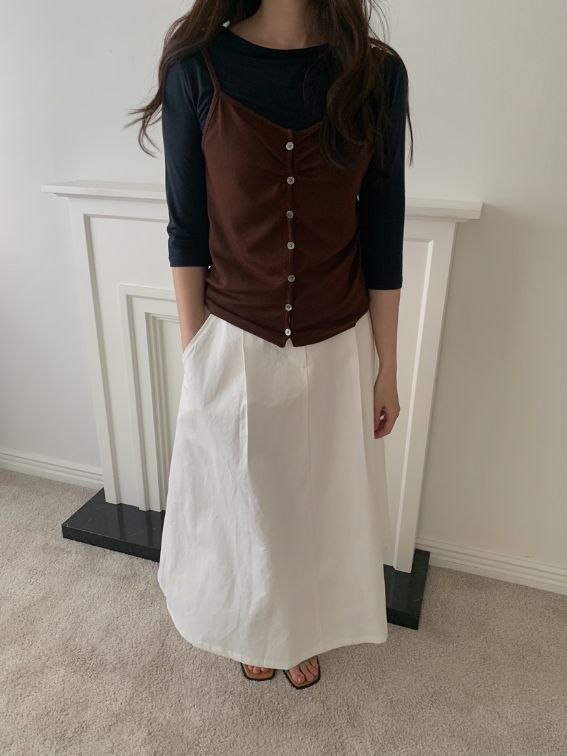 CAMEL-P韓國直郵實拍女裝新款熱賣長裙棉Came_l 家長裙