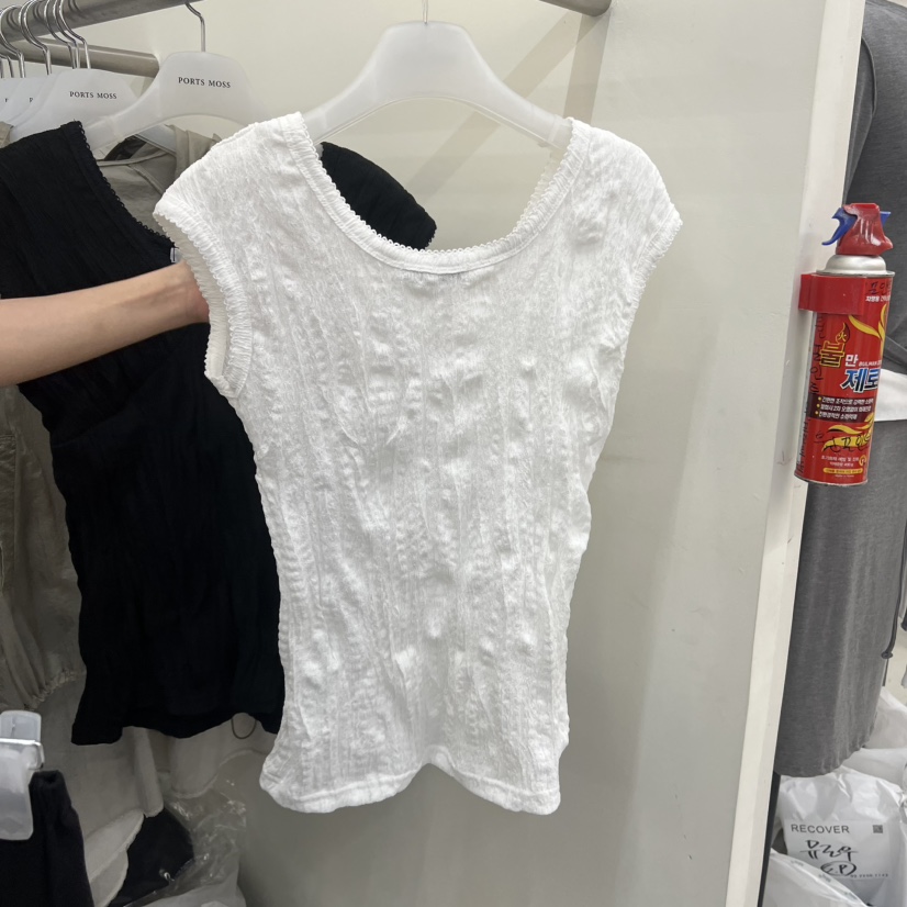 PORTS MOSS東大門實拍女裝新品推薦休閑時尚熱賣吊帶背心PORTS MOSS吊帶/背心
