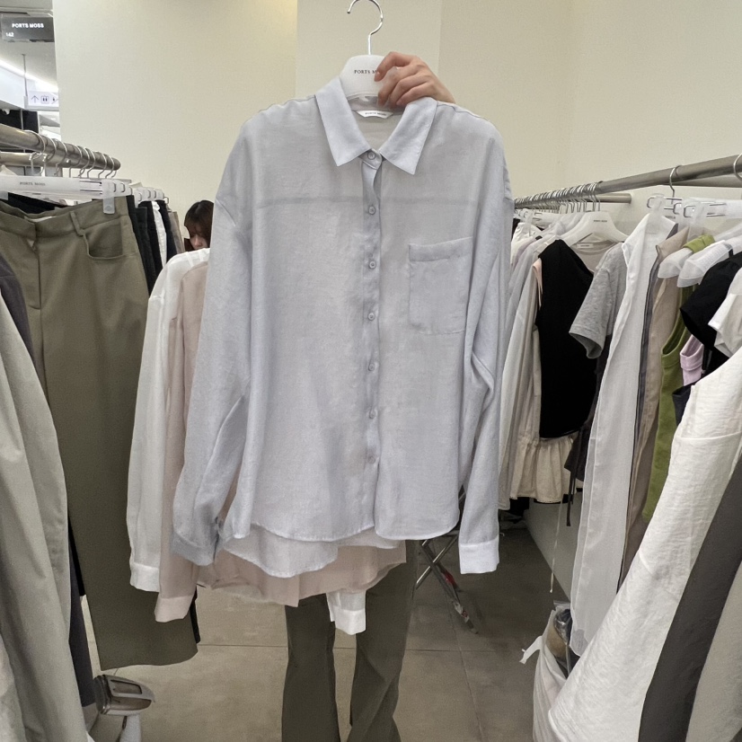 PORTS MOSS韓國代購女士新品熱賣真品人氣職業襯衫蕾絲衫PORTS MOSS襯衫/蕾絲衫圖色1
