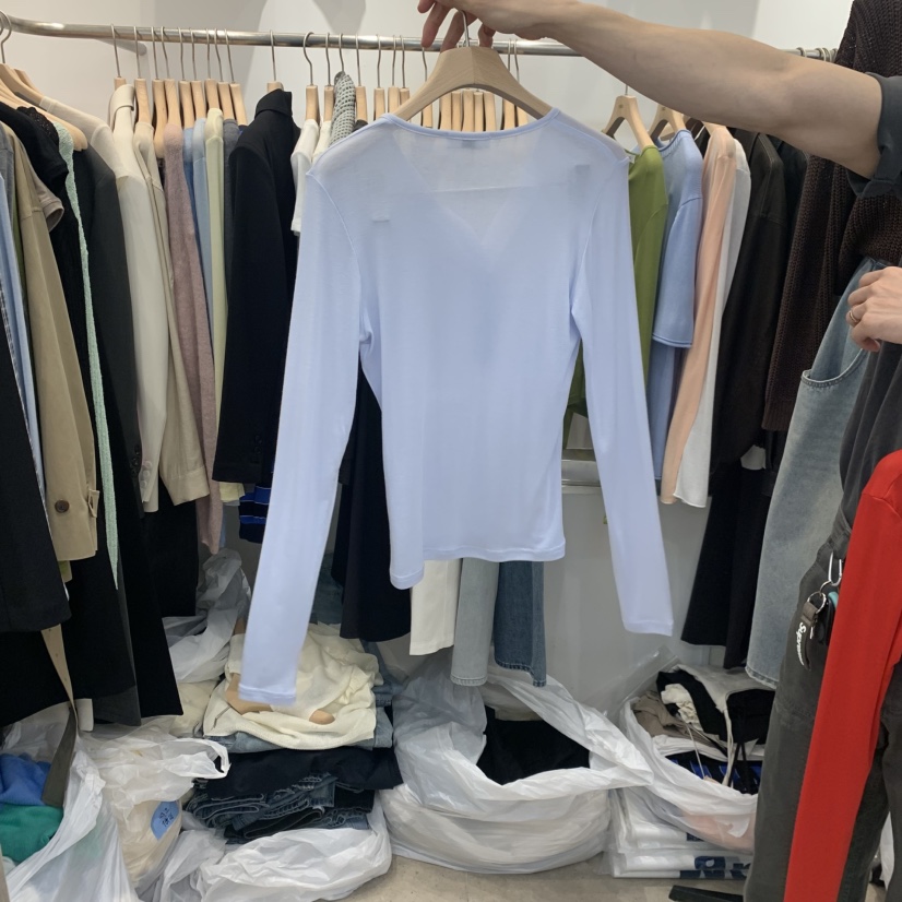 ORRD東大門直郵女士新品職業真品時尚人氣休閑26春夏長袖T恤ORRD長袖T恤