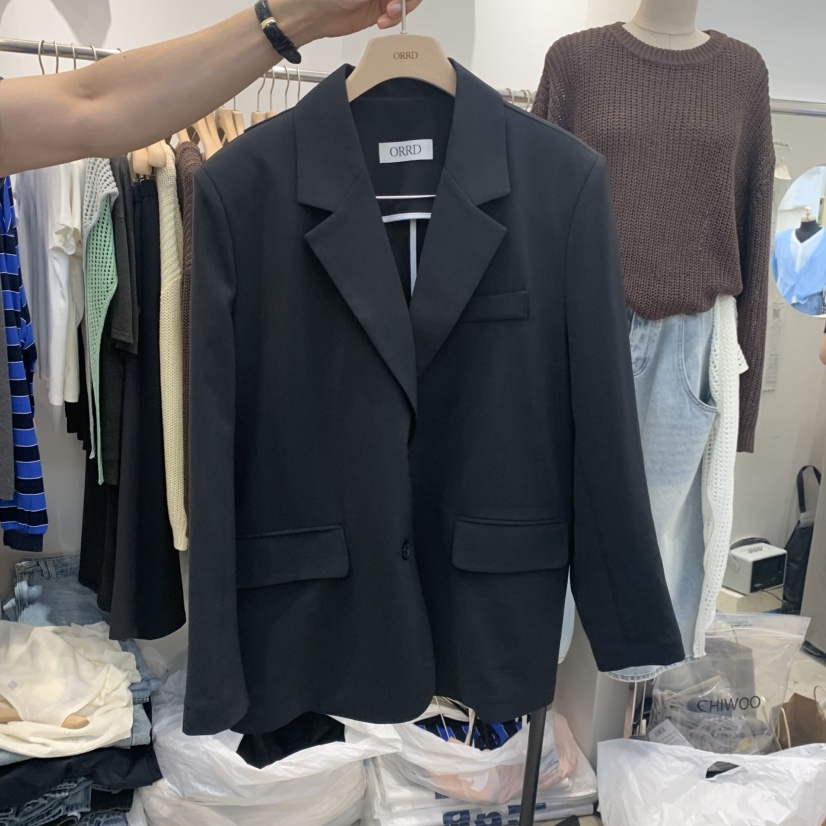 ORRD東大門實拍女裝新品熱賣26春夏休閑推薦人氣夾克開衩ORRD夾克圖色2