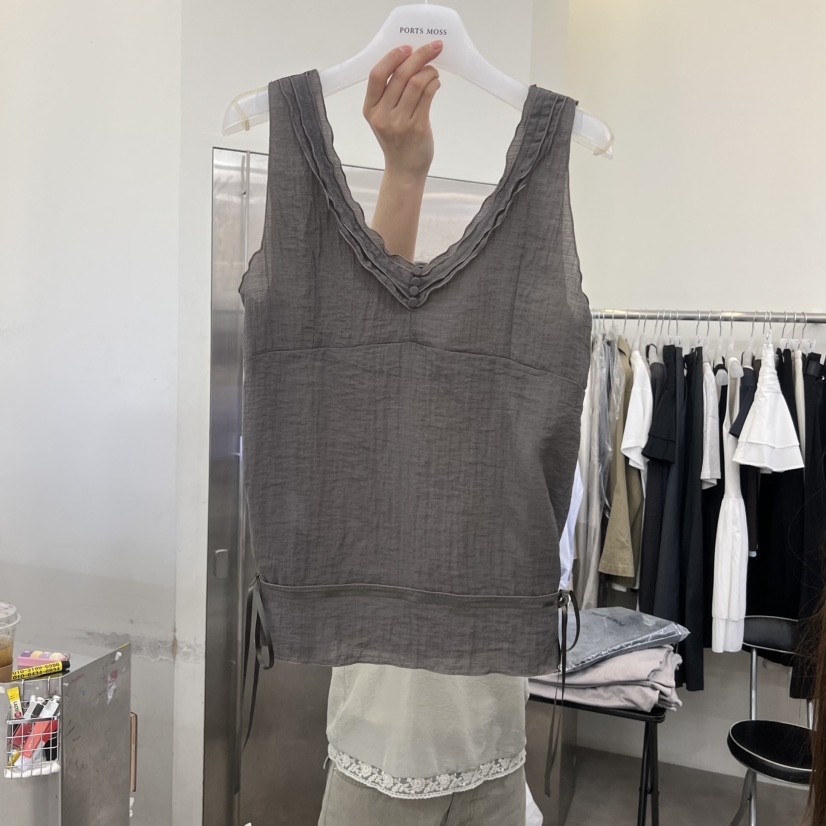 PORTS MOSS東大門代購女士新品職業人氣真品26春夏吊帶背心PORTS MOSS吊帶/背心圖色2