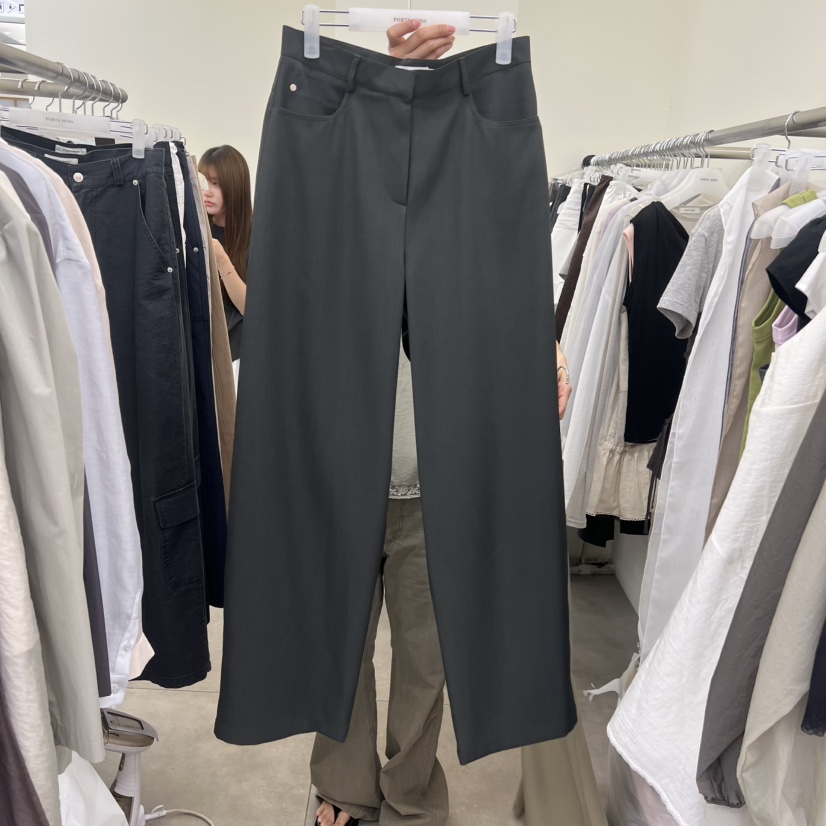 PORTS MOSS韓國代購女裝新品休閑時尚熱賣26春夏推薦休閑褲PORTS MOSS休閑褲圖色2