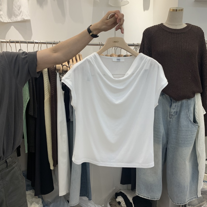 ORRD韓國代購女士新款時尚推薦26春夏休閑人氣熱賣職業T恤ORRDT恤圖色1