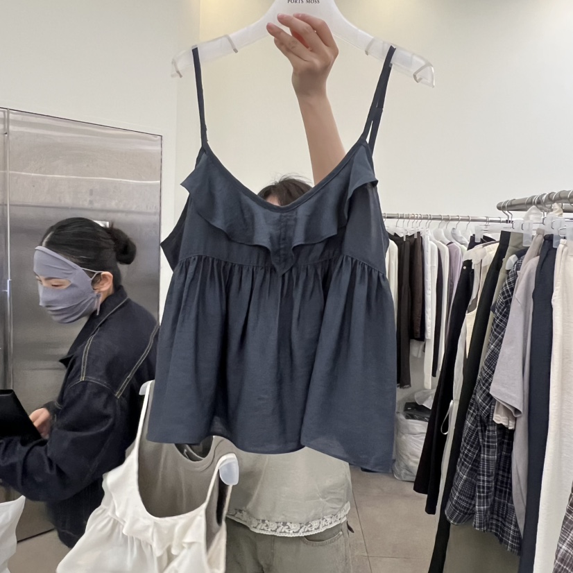 PORTS MOSS韓國代購女裝新款時尚休閑人氣吊帶背心不含內搭PORTS MOSS吊帶/背心圖色2