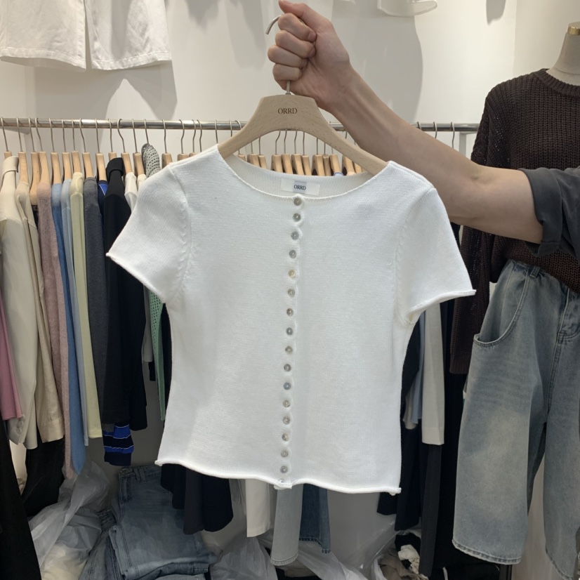 ORRD韓國東大門直郵女士新款休閑推薦職業26春夏針織衫棉ORRD針織衫圖色2