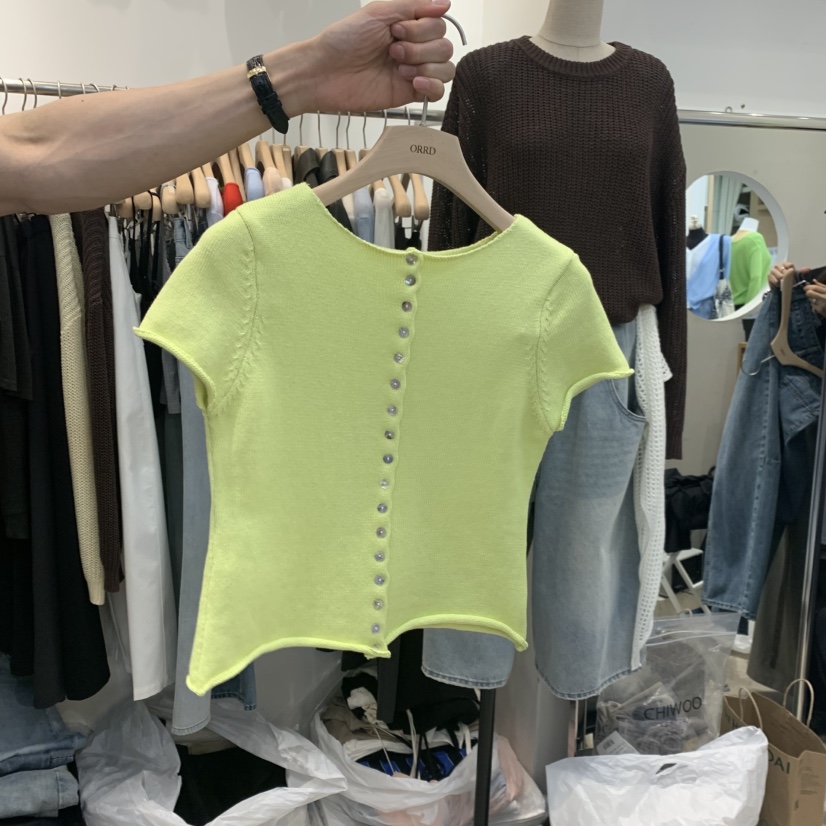 ORRD韓國東大門直郵女士新款休閑推薦職業26春夏針織衫棉ORRD針織衫圖色3