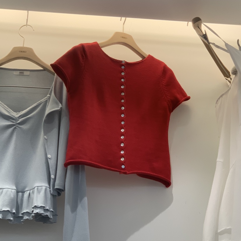 ORRD韓國東大門直郵女士新款休閑推薦職業26春夏針織衫棉ORRD針織衫圖色4
