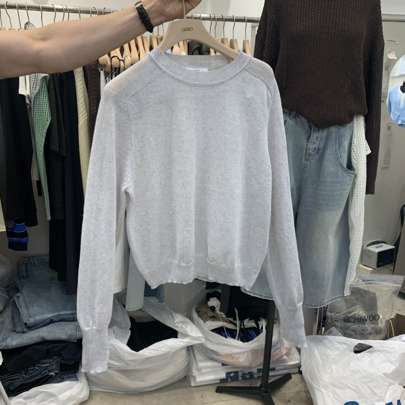 ORRD東大門實拍女士新品推薦休閑26春夏真品針織衫亞麻針織ORRD針織衫圖色2