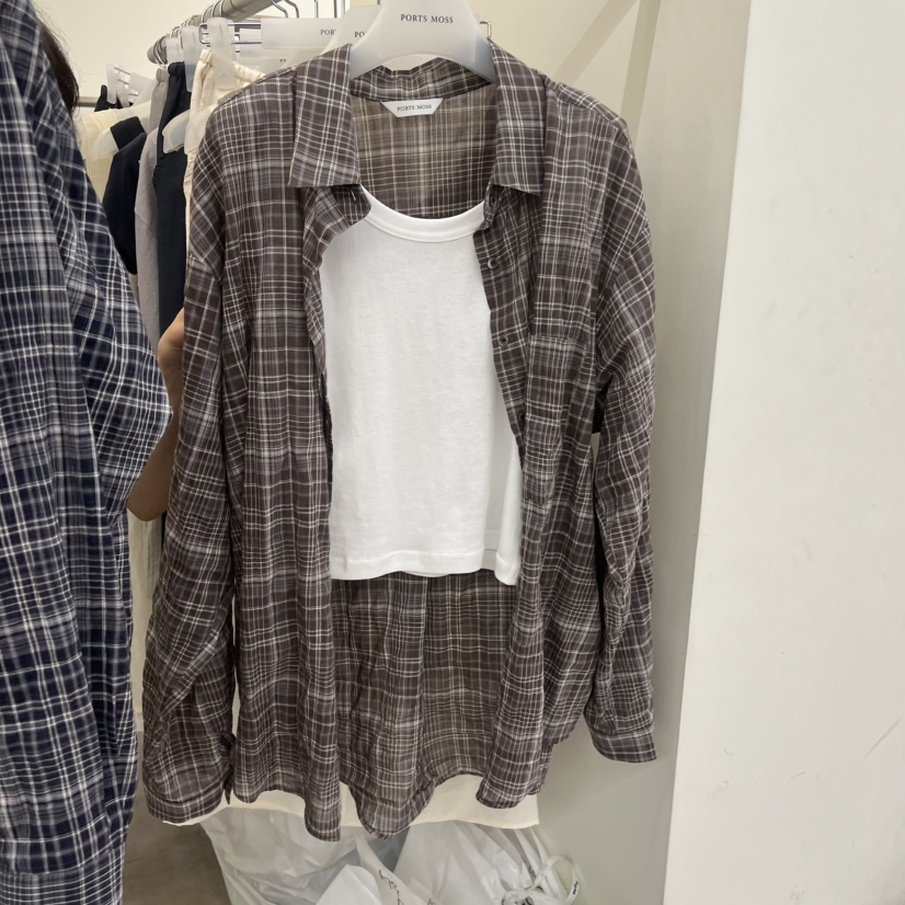 PORTS MOSS東大門直郵女裝新款推薦職業襯衫蕾絲衫不含內搭PORTS MOSS襯衫/蕾絲衫圖色1