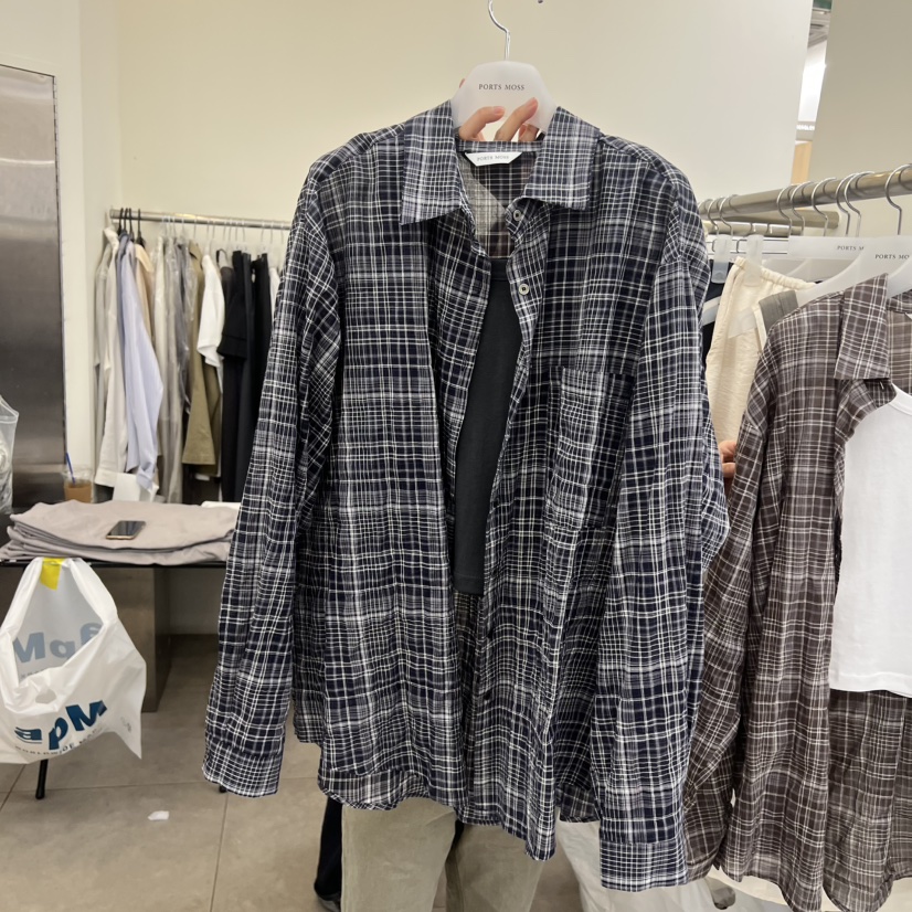 PORTS MOSS東大門直郵女裝新款推薦職業襯衫蕾絲衫不含內搭PORTS MOSS襯衫/蕾絲衫圖色2