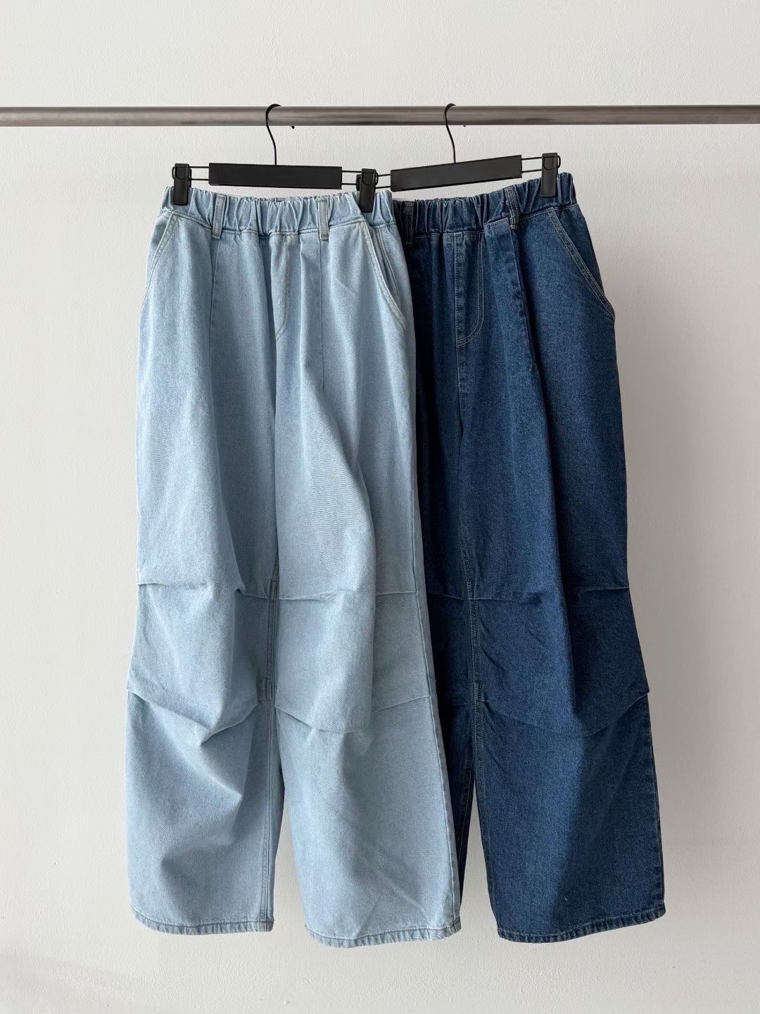 BLOCK韓國直郵實拍女裝新款人氣休閑熱賣推薦時尚職業牛仔褲BLOCK牛仔褲