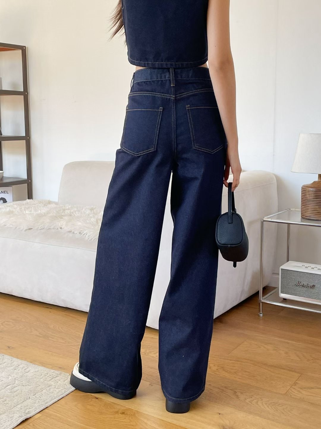 BLOCK韓國直郵女士新品人氣職業推薦熱賣休閑時尚26春夏牛仔褲BLOCK牛仔褲