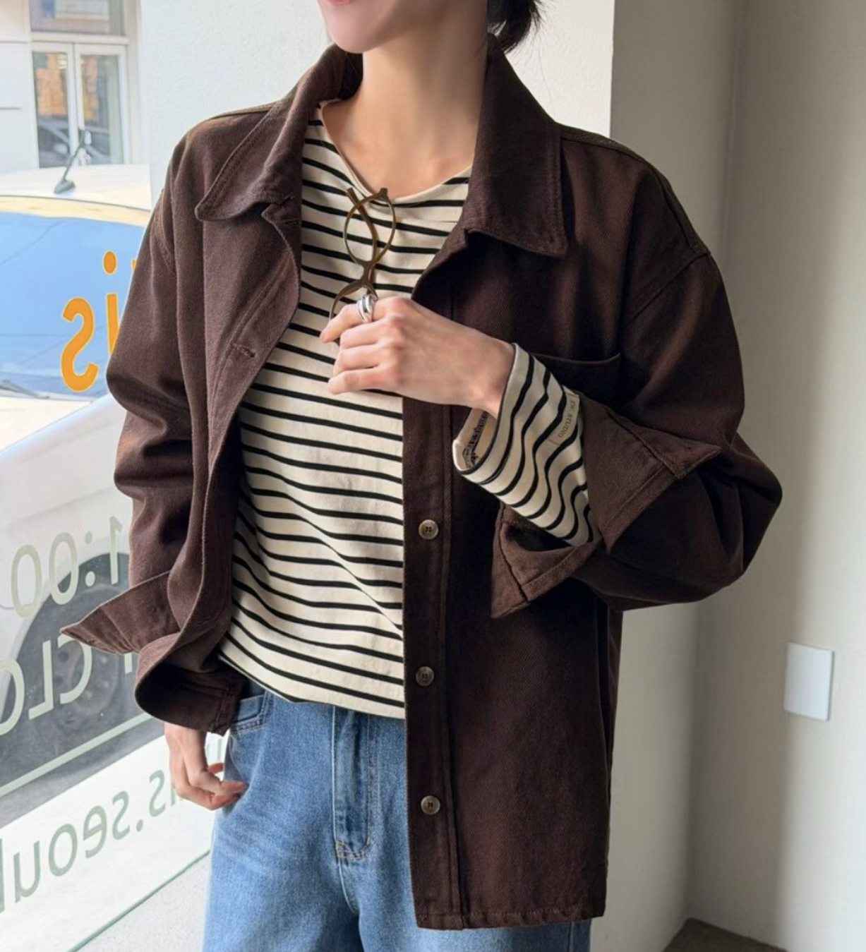 BLOCK韓國代購女士新品26春夏推薦熱賣職業休閑時尚人氣夾克BLOCK夾克圖色2