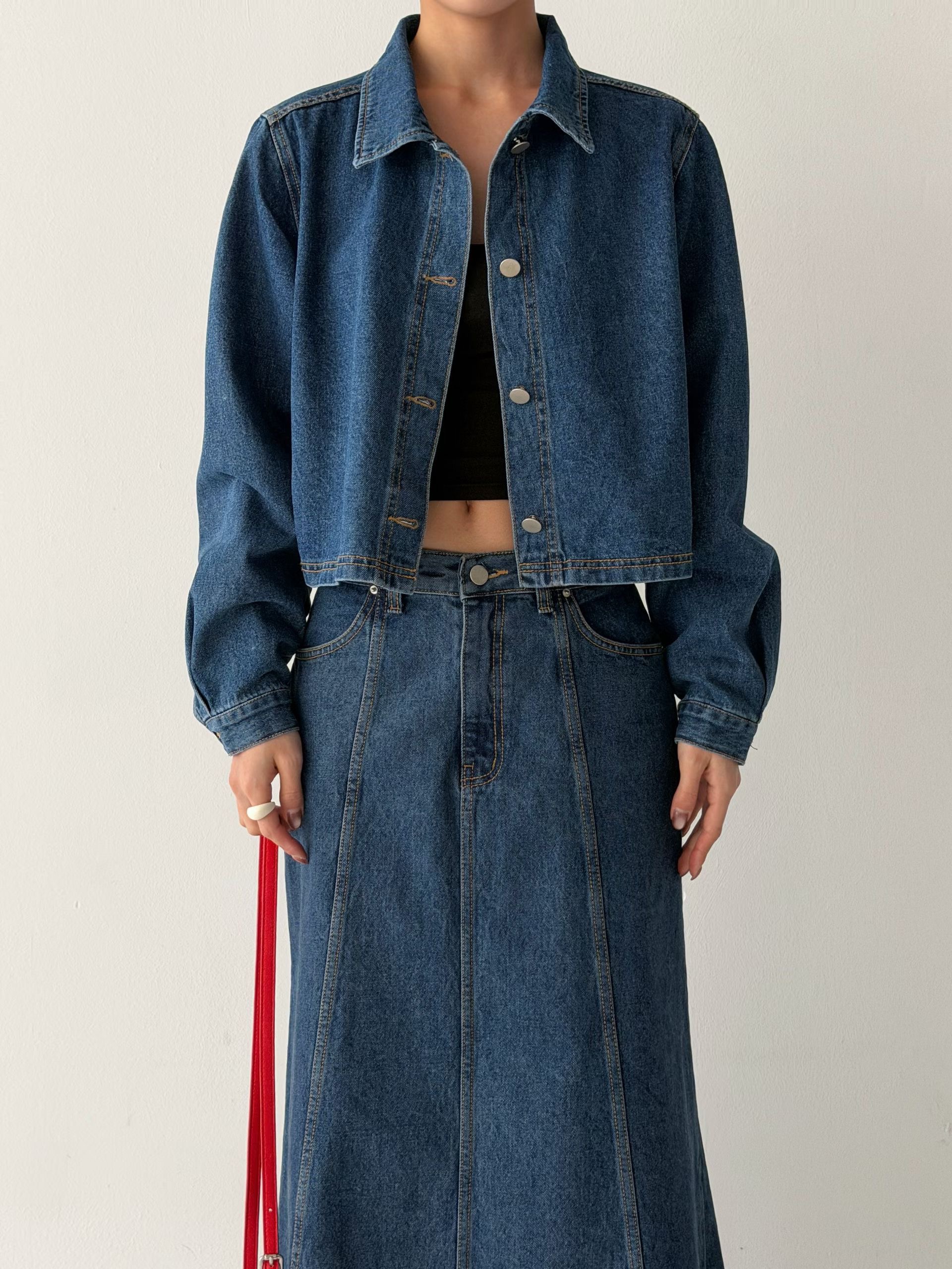 BLOCK韓國代購女裝新品推薦休閑人氣時尚職業26春夏熱賣夾克BLOCK夾克圖色1