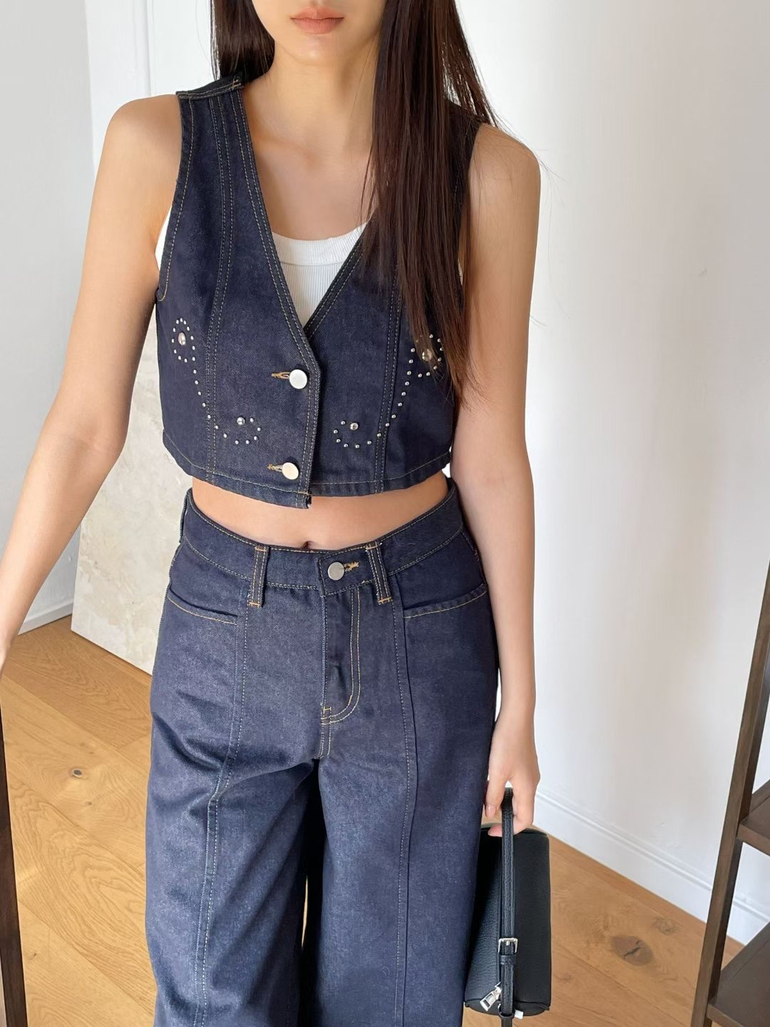 BLOCK韓國代購女士新品26春夏時尚職業熱賣推薦人氣休閑馬甲BLOCK馬甲