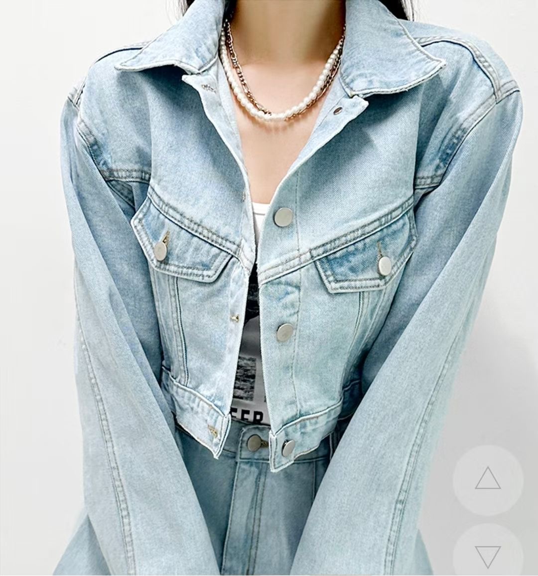 BLOCK韓國東大門代購女裝新款休閑熱賣26春夏人氣職業夾克BLOCK夾克