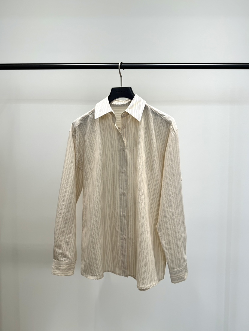 GALERIE NUIT韓國東大門直郵女士新品26春夏襯衫蕾絲衫條紋GALERIE NUIT襯衫/蕾絲衫圖色3