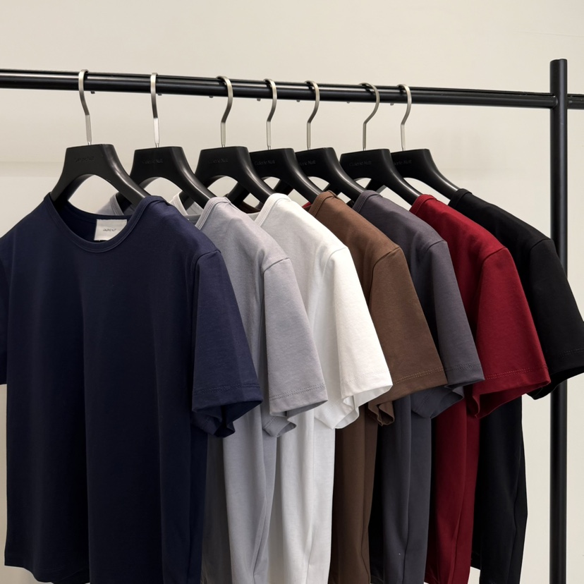 GALERIE NUIT韓國直郵實拍女士新品休閑熱賣26春夏T恤絲綢GALERIE NUITT恤