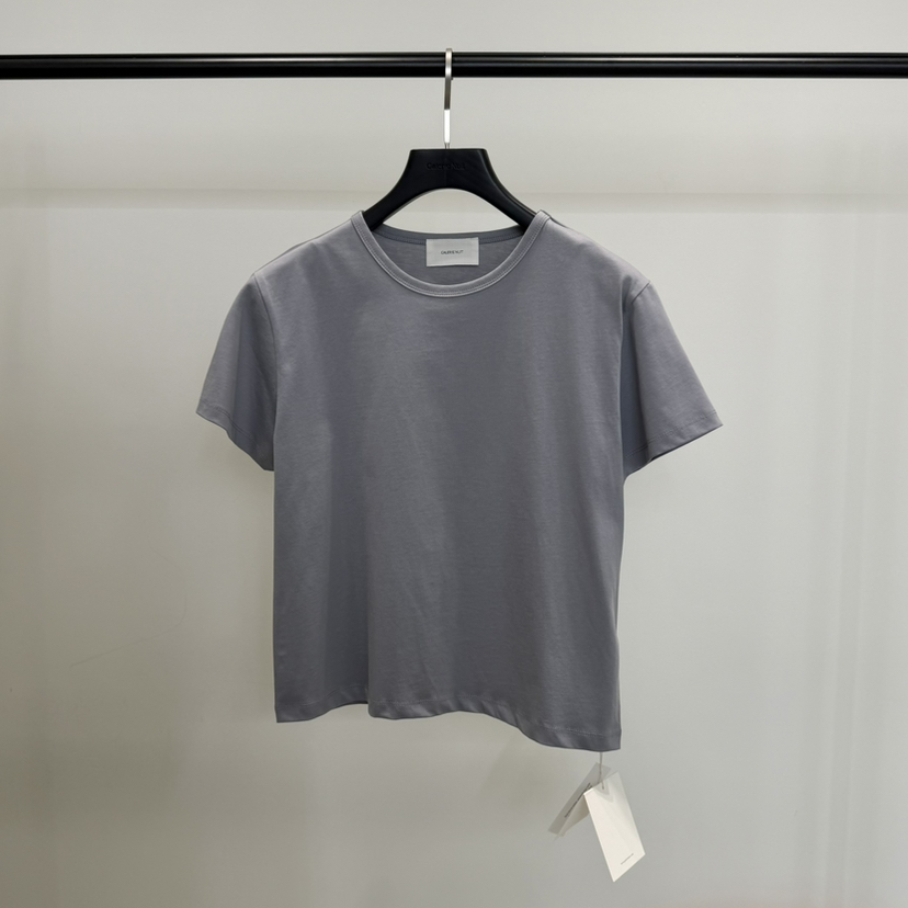 GALERIE NUIT韓國直郵實拍女士新品休閑熱賣26春夏T恤絲綢GALERIE NUITT恤圖色2