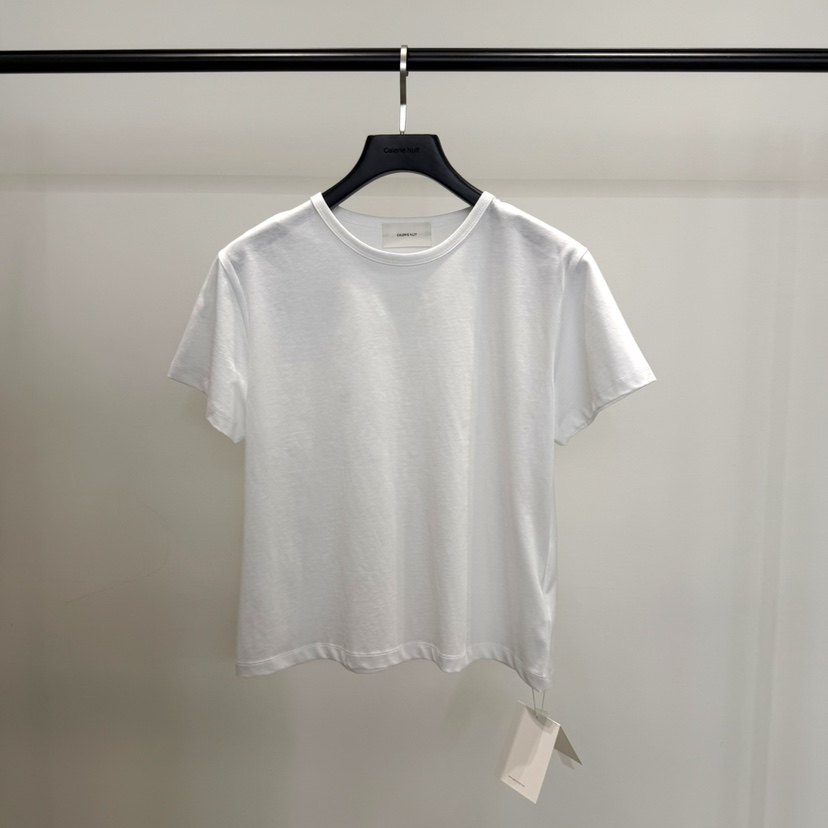 GALERIE NUIT韓國直郵實拍女士新品休閑熱賣26春夏T恤絲綢GALERIE NUITT恤圖色3