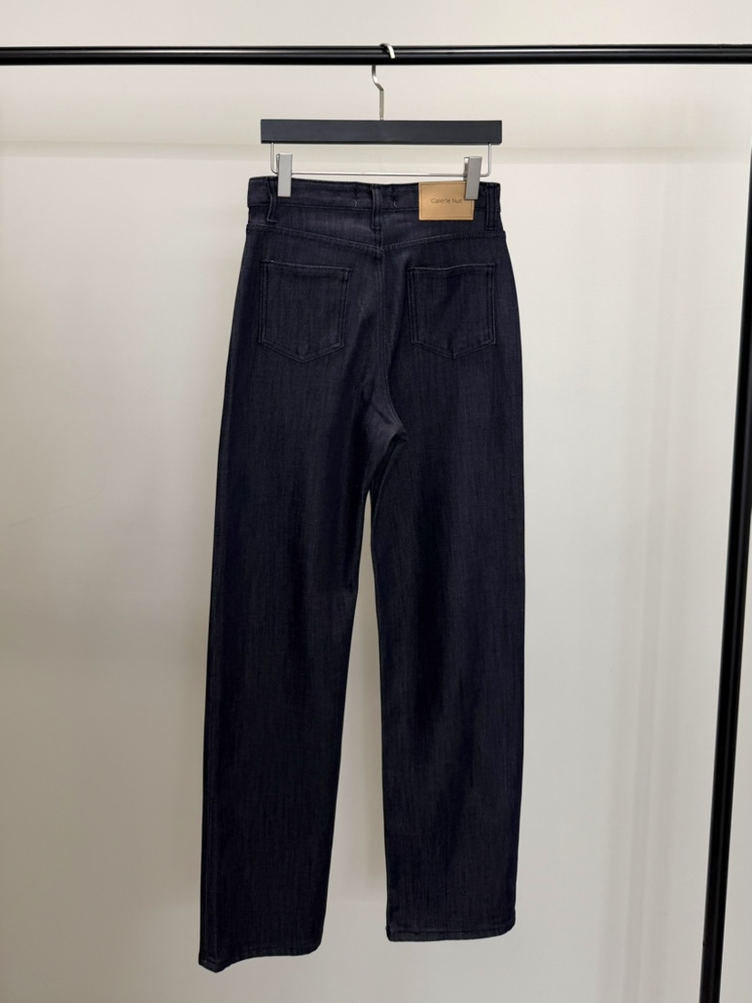 GALERIE NUIT韓國代購女裝新品職業休閑26春夏牛仔褲天絲GALERIE NUIT牛仔褲