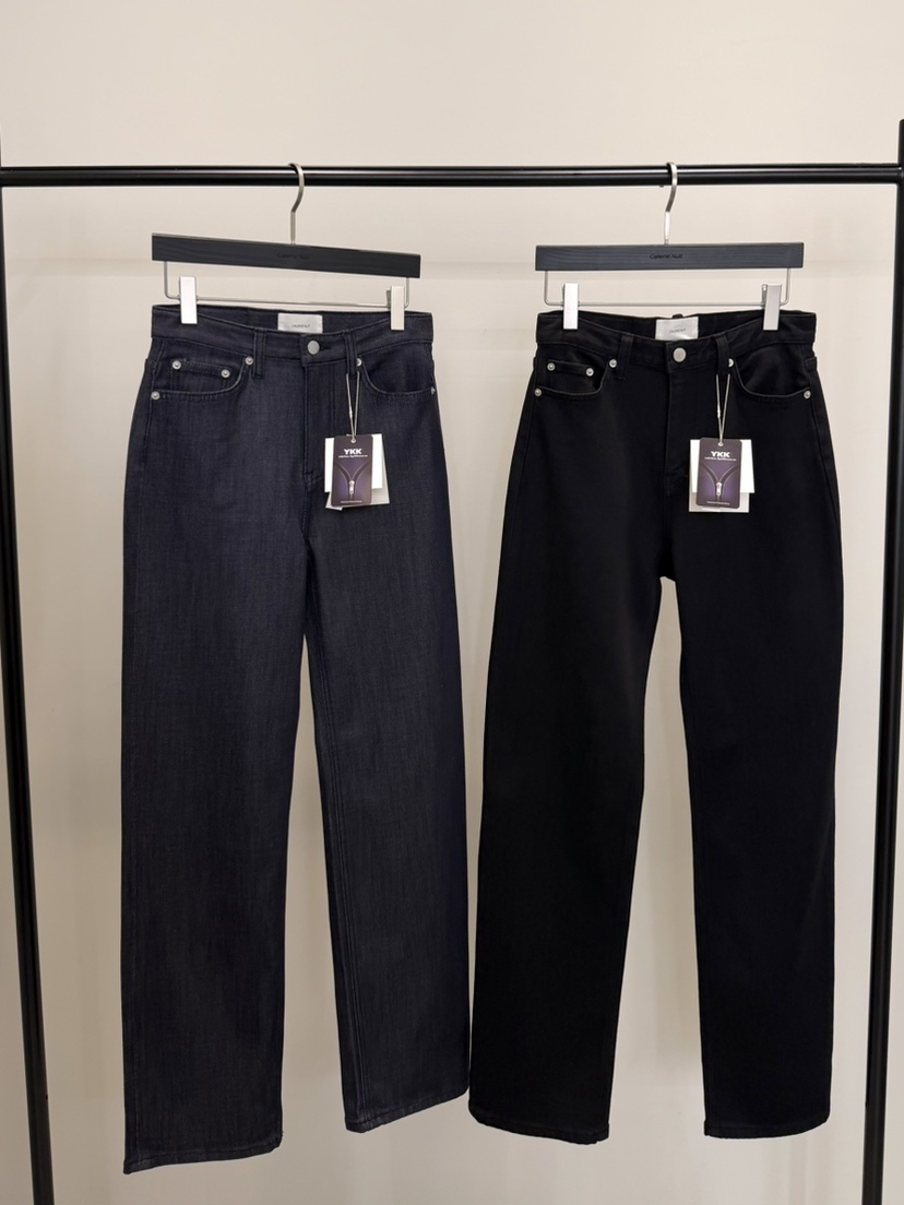 GALERIE NUIT韓國代購女裝新品職業休閑26春夏牛仔褲天絲GALERIE NUIT牛仔褲